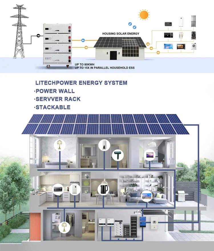 Energy Stackable Power Brick Battery 100ah 200ah LiFePO4 Lithium Ion Battery for Energy Storage Solar Stackable Batter