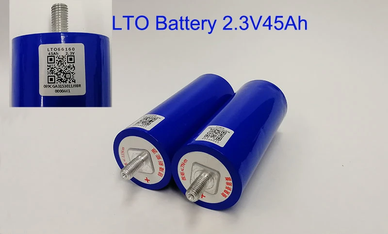 Long Lifetime Grade a Yinlong Cylindrical Lto Battery Lithium Titanate 2.3V 45ah Cell