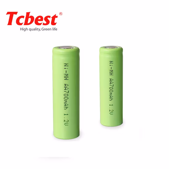 Produttore: Batteria per auto giocattolo Ni-MH RC da 1,2 V Ni-MH AA Hr6 700 mAh Certificazione CE e RoHS