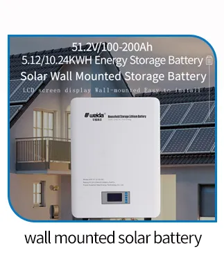 Batteria ricaricabile per accumulo di energia solare per montaggio a parete agli ioni di litio Li-ion LiFePO4 da 51,2 V 100 Ah