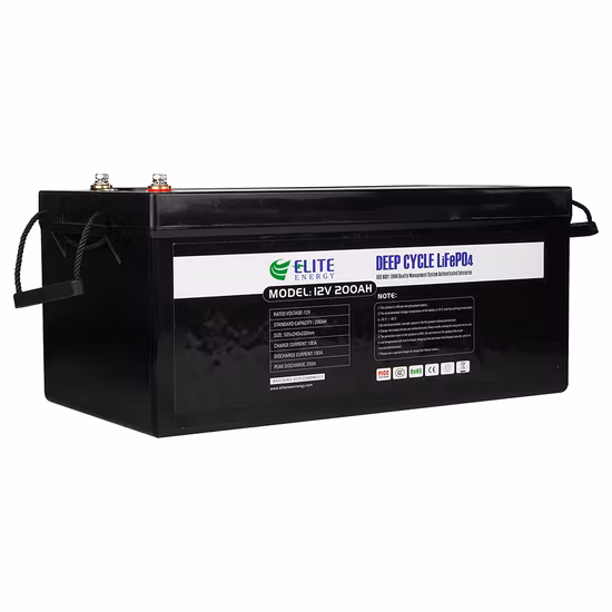 Batteria al litio Deep Cycles 200Ah 12V LiFePO4 con 5 anni di garanzia Sistema di energia solare